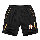 Men's Houston Astros Black Gold Stripe MLB Shorts,baseball caps,new era cap wholesale,wholesale hats